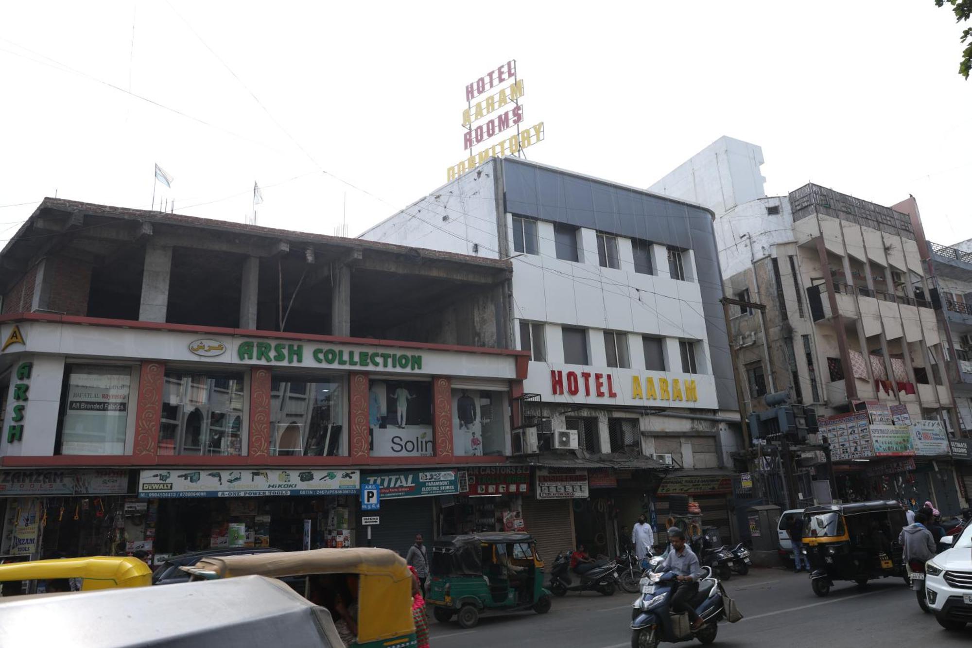 Hotel Aaram Kalupur Ahmedabad Exterior foto